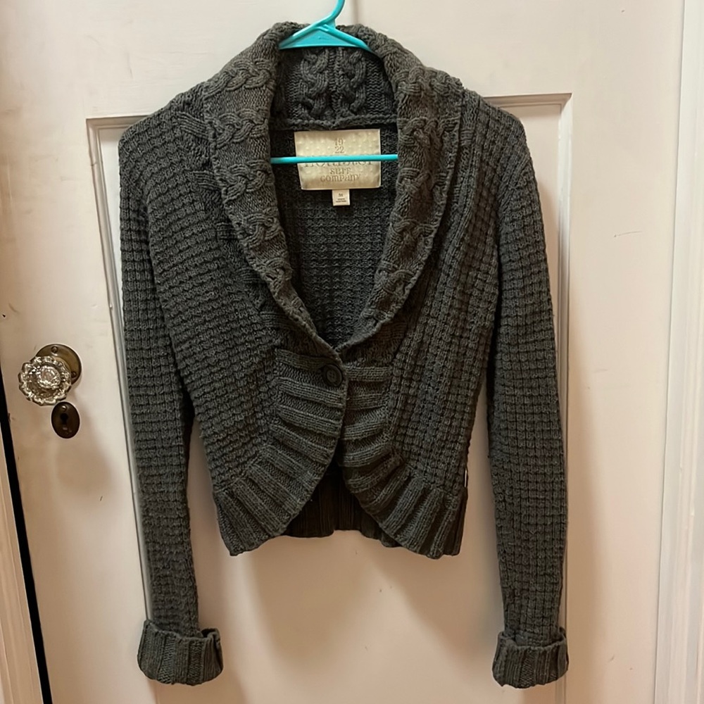 Gray Hollister Cardigan Sz. Medium